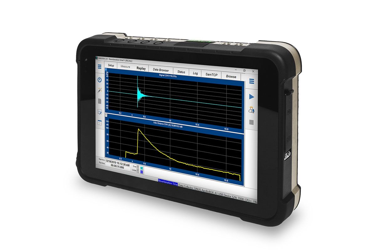 NoisePAD octave and FFT analyzer for noise and vibration monitoring | SINUS